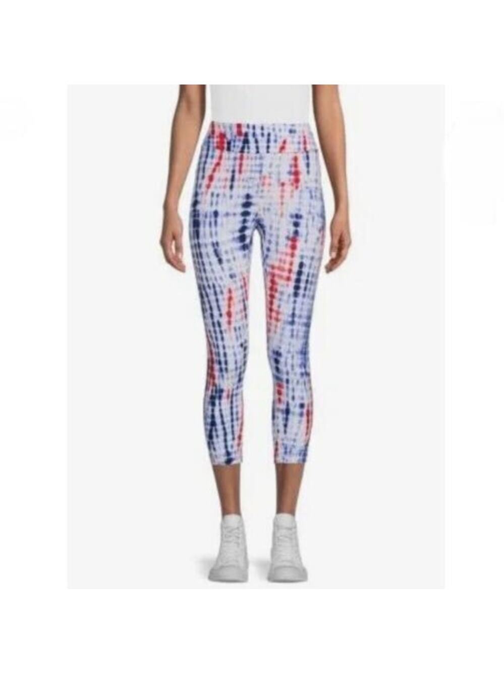 Way To Celebrate Patriotic Americana Capri Leggings Women's Size XXXL